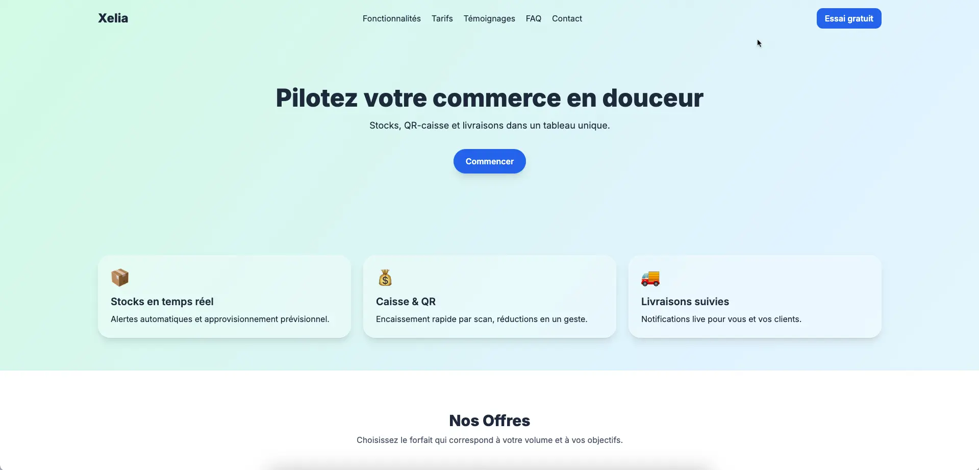 Application de gestion de Stock & Caisse